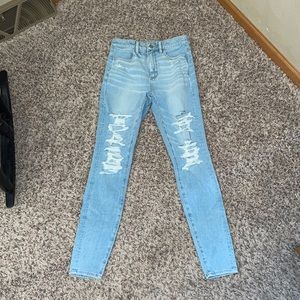 american eagle high waisted skinny jean